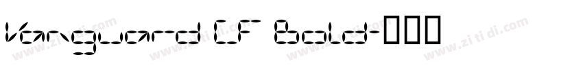 Vanguard CF Bold字体转换